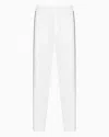 Armani Exchange Regular Fit Trousers With Contrasting Band In White