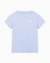 Armani Exchange Relaxed Fit T-shirts In Blue