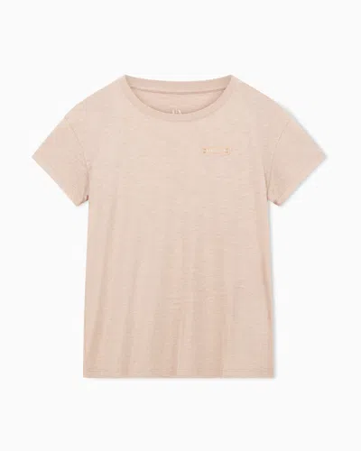 Armani Exchange Relaxed Fit T-shirts In Brown