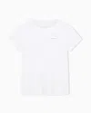 Armani Exchange Relaxed Fit T-shirts In White