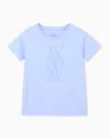 Armani Exchange Relaxed Fit T-shirts In Blue