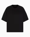 Armani Exchange Relaxed Fit T-shirts In Black