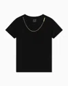 Armani Exchange Relaxed Fit T-shirts In Black