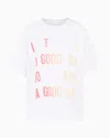 Armani Exchange Relaxed Fit T-shirts In White