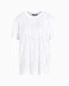 Armani Exchange Relaxed Fit T-shirts In White