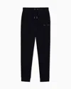 Armani Exchange Relaxed Fit Trousers In Black