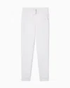 Armani Exchange Relaxed Fit Trousers In White