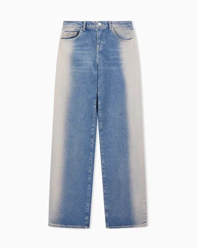 Armani Exchange Relaxed Jeans In Blue