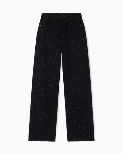 Armani Exchange Relaxed Jeans In Black