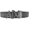 Armani Exchange Reversible Belt Black In Black