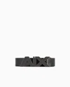 Armani Exchange Reversible Belt Black Brown