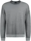 Armani Exchange Ribbed Cotton Sweater In Green