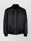 Armani Exchange Ribbed Knit Jacket With Pockets In Black