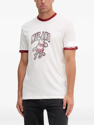 Armani Exchange Ringer-trim T-shirt In White