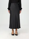 Armani Exchange Asv Satin Midi Skirt In Schwarz
