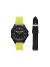 Armani Exchange Round Face 40mm In Black