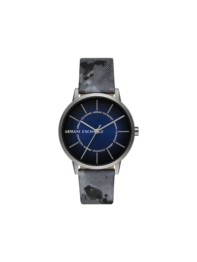 Armani Exchange Round Face 42mm In Green
