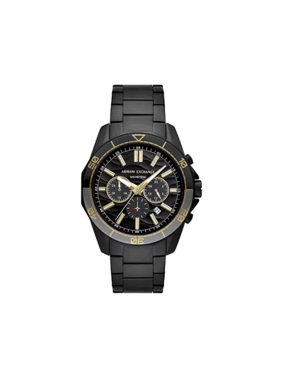 Armani Exchange Multifunction Gunmetal Stainless Steel Watch In Neutral