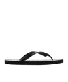 Armani Exchange Rubber Flip Flops With Logo Writing
