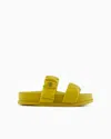 Armani Exchange Sandals In Yellow