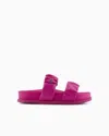 Armani Exchange Sandals In Fuchsia