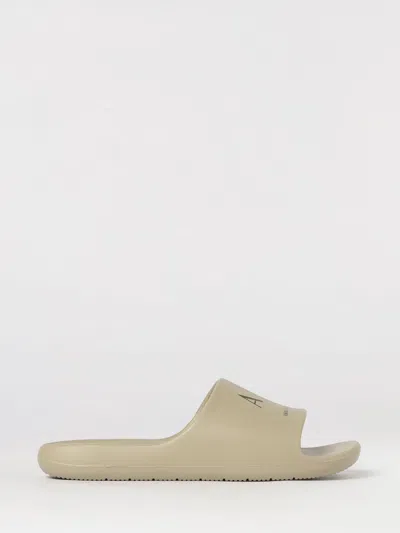 Armani Exchange Shoes Men Color Beige In Neutral