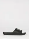 Armani Exchange Slides In Technical Fabric In Black