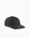 Armani Exchange Satin Fabric Visor Hat With Logo In Green
