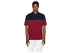 Armani Exchange Script Logo Colorblock Polo In Multi