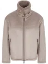 Armani Exchange Coated Fabric Jacket With Soft Interior A Line In 中性色