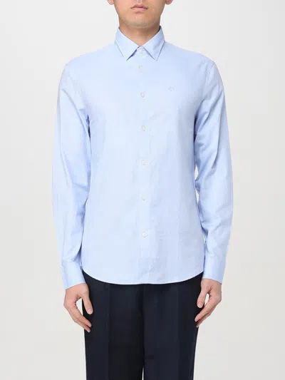 Armani Exchange Shirt  Men Color Gnawed Blue