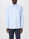 Armani Exchange Shirt  Men Color Gnawed Blue In Blue