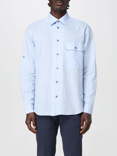 Armani Exchange Shirt  Men Color Gnawed Blue