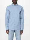 Armani Exchange Shirt  Men Color Gnawed Blue