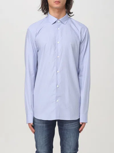 Armani Exchange Shirt  Men Color Gnawed Blue In Hellblau