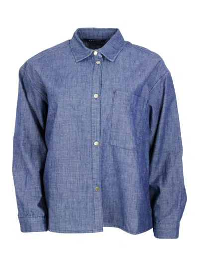 Armani Exchange Shirt In Navy