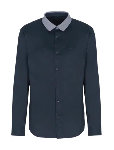 Armani Exchange Shirts In Blue