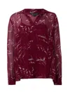 Armani Exchange Shirts In Burgundy