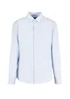 Armani Exchange Shirts Clear Blue In Blue