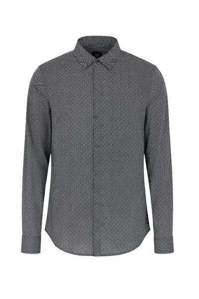 Armani Exchange Shirts Multicolor In Gray