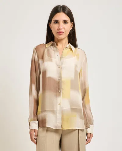 Armani Exchange Shirt Woman Color Yellow In Neutral