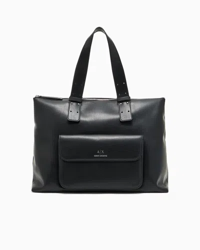 Armani Exchange Shoppers In Black