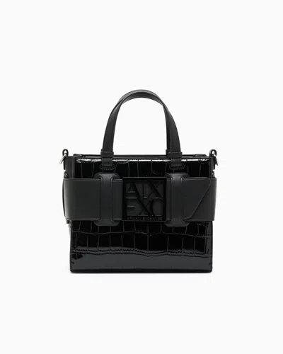 Armani Exchange Shoppers In Black
