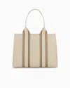 Armani Exchange Shoppers In Neutral