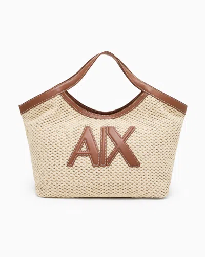 Armani Exchange Shoppers In Beige