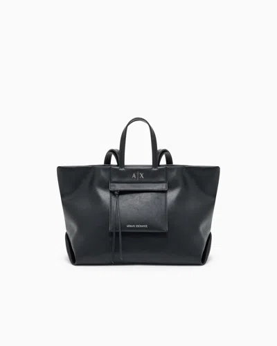 Armani Exchange Shoppers In Black