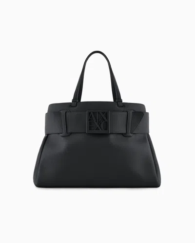Armani Exchange Shoppers In Black