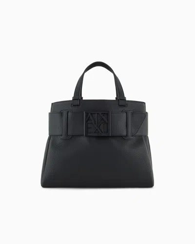 ARMANI EXCHANGE HANDBAG WITH ASV LOGO DETAIL