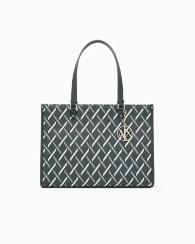 Armani Exchange Shoppers In Green