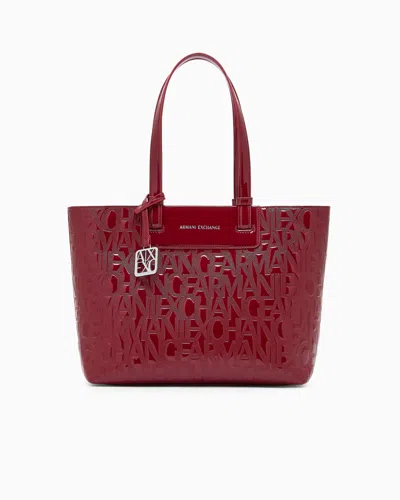 Armani Exchange Shoppers In Red